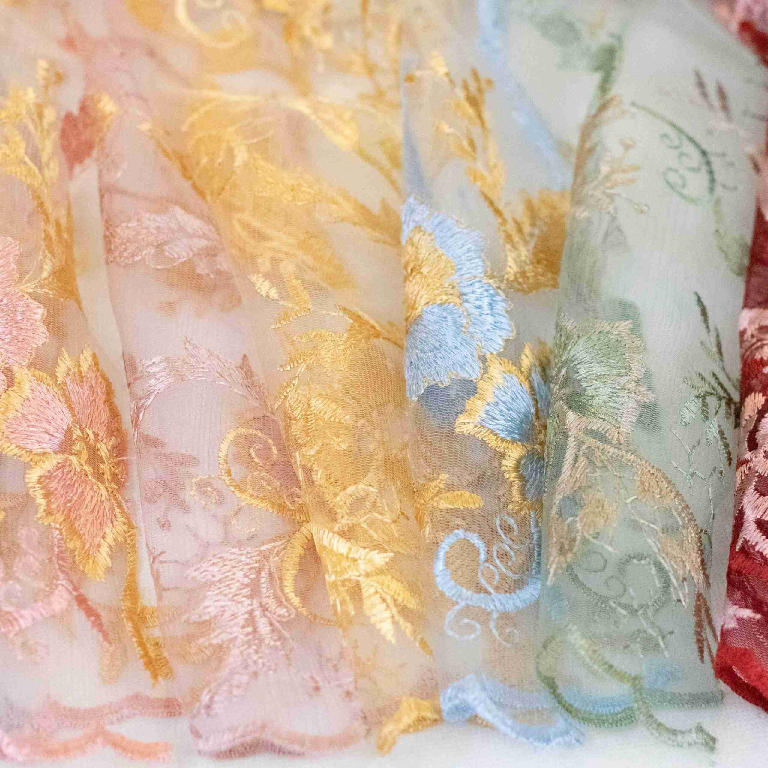 TWO TONE EMB TULLE (LAW_4136)