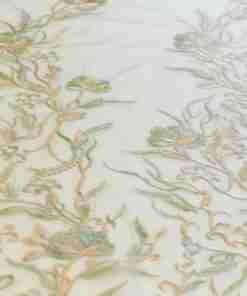 TWO TONE EMB TULLE (LAW_4119)
